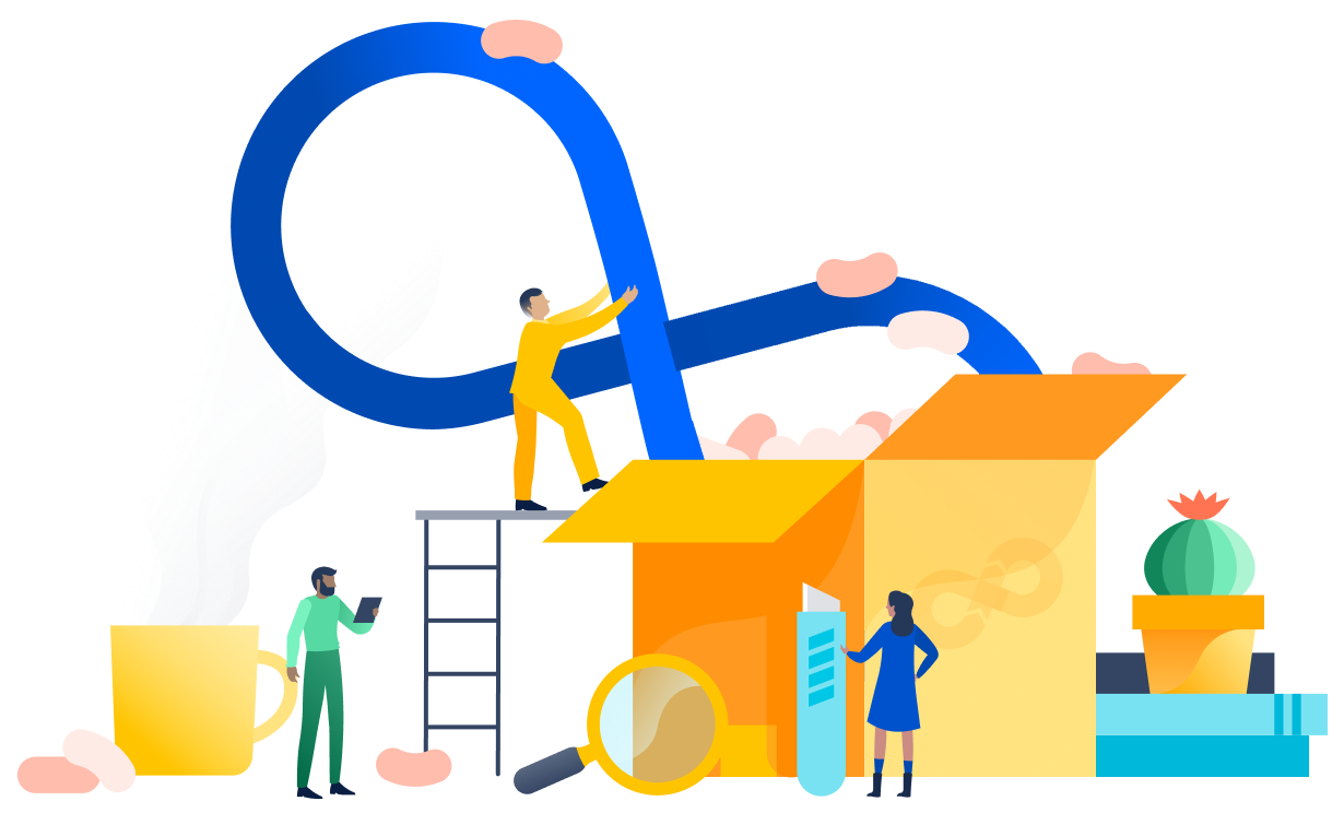 devops 일러스트레이션