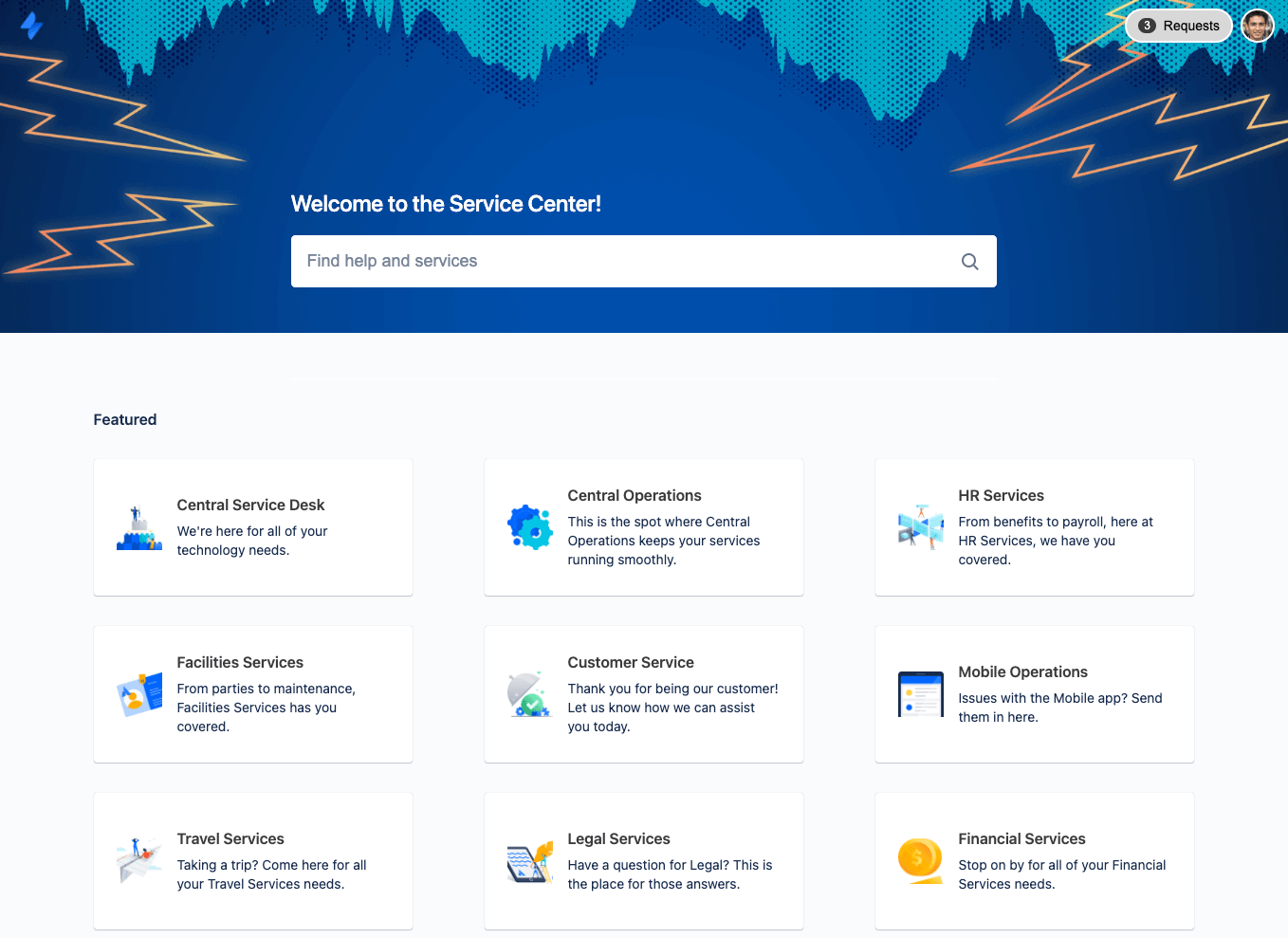 Portail unifié pour la gestion des services d'entreprise
