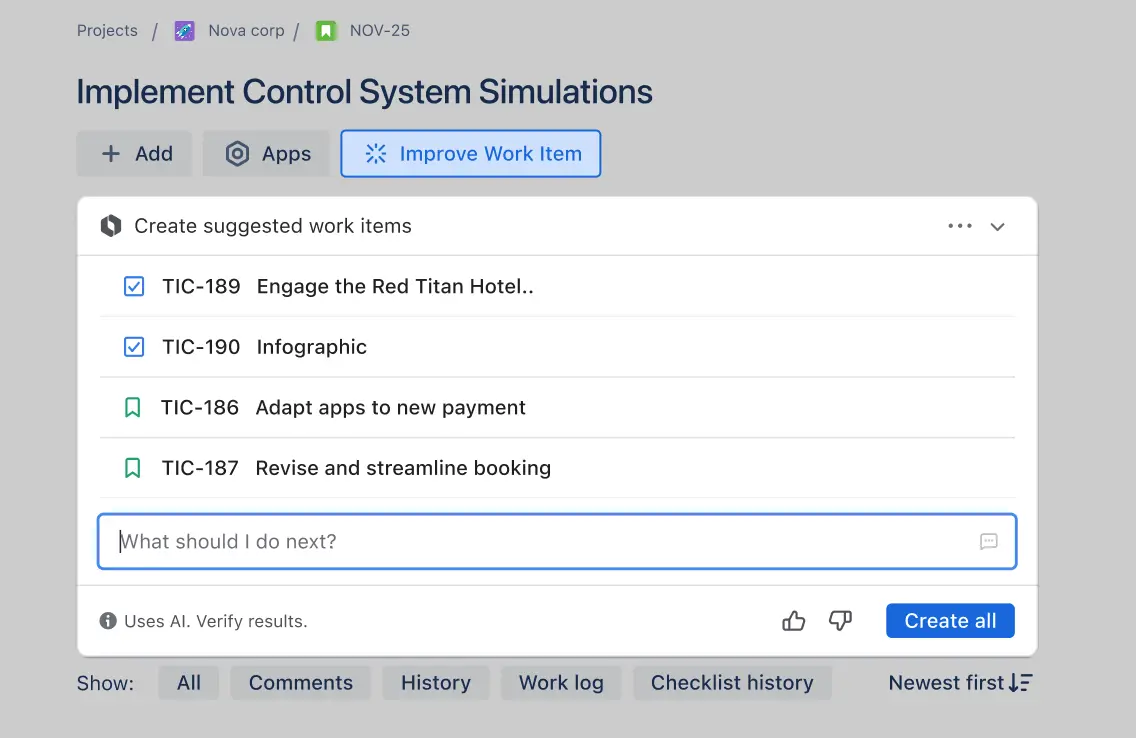 在 Jira 中规划工作并将其分配给合适的人
