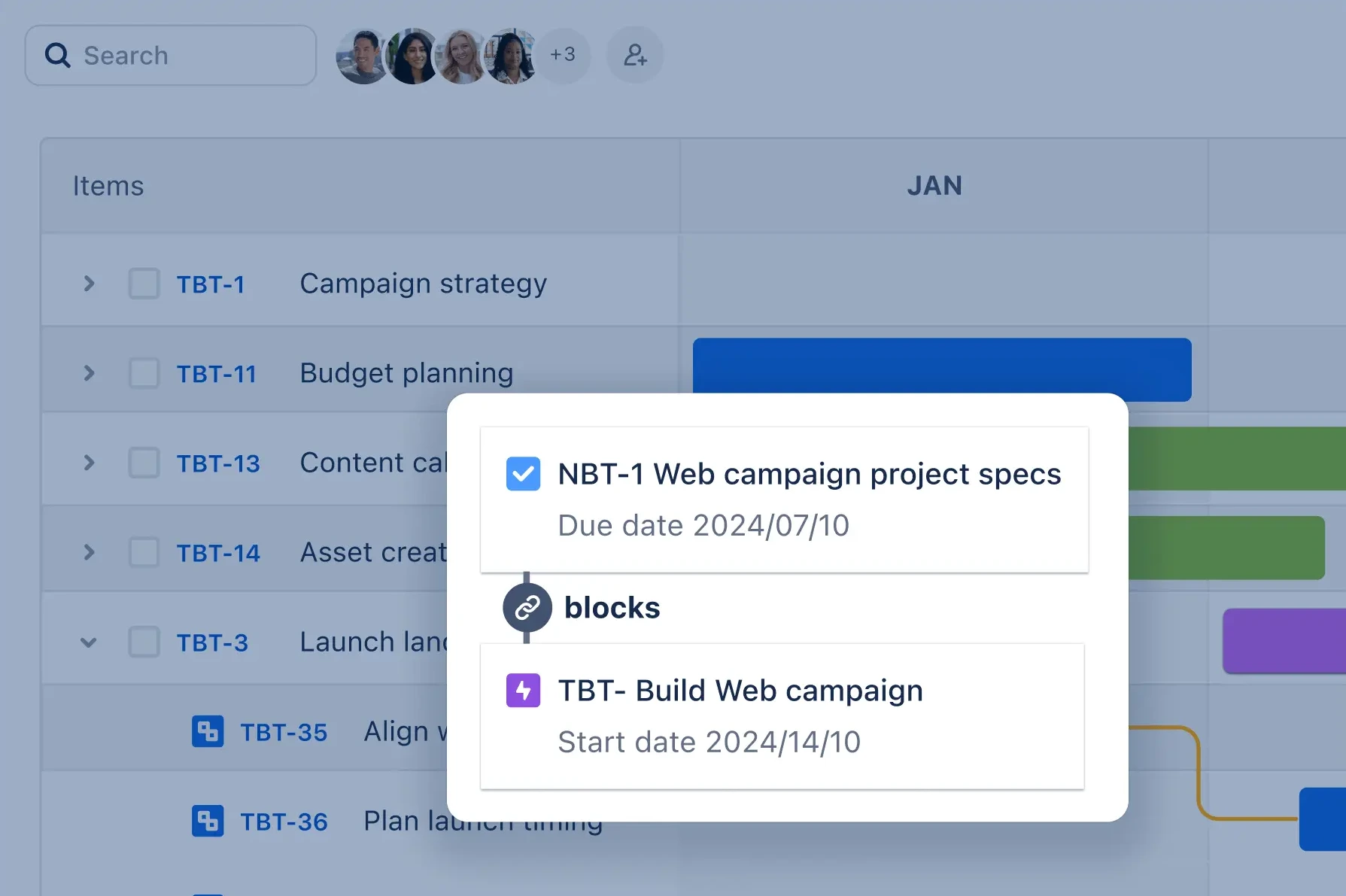 在 Jira 中梳理依赖关系