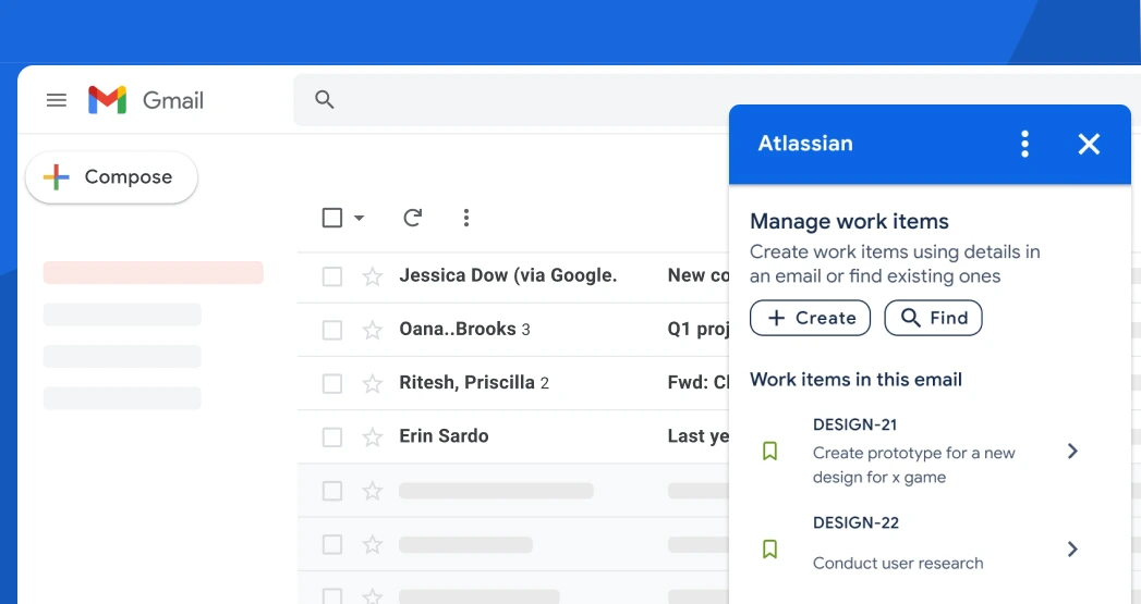 Jira 与 Gmail 的集成